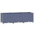 vidaXL Hochbeet Blumenkasten Gemüsebeet Pflanzbeet Blumenbeet Pflanzkasten Blumenkübel Pflanzkübel Kräuterbeet 120x40x38cm Polypropylen - Thumbnail 1