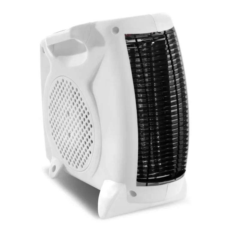 TROTEC Heizlüfter TFH 19 E – 2.000 W, 2 Heizstufen, stufenloser Thermostat, Ventilatorfunktion, Überhitzungsschutz, vertikal & horizontal aufstellbar, mobil