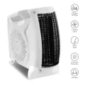 TROTEC Heizlüfter TFH 19 E – 2.000 W, 2 Heizstufen, stufenloser Thermostat, Ventilatorfunktion, Überhitzungsschutz, vertikal & horizontal aufstellbar, mobil - Thumbnail 2