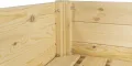 mgc24 Hochbeet Massiv S - Kiefernholz Natur rechteckig für Garten/Terrasse/Balkon - 79 x 40 x 78 cm - Thumbnail 2