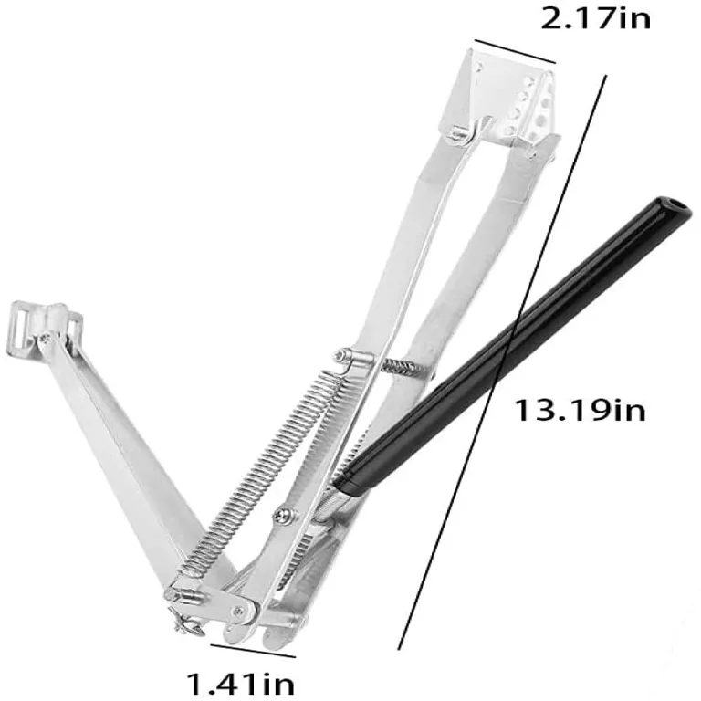 Gewächshaus-Fensteröffner Automatisch. Zubehör für Frühbeete und Gewächshausfenster. Doppelfeder Hubkraft 7kg. Automatischer Fensteröffner für Gewächshäuser. (Silber) – Bild 6