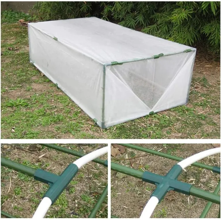 14 Stück Steckverbinder Rohrverbinder 3 Wege 4 Wege Verbindungsstücke, PVC Eckverbinder, für Gewächshäuser Rahmen Regale (Grün Set für 11mm) – Bild 5