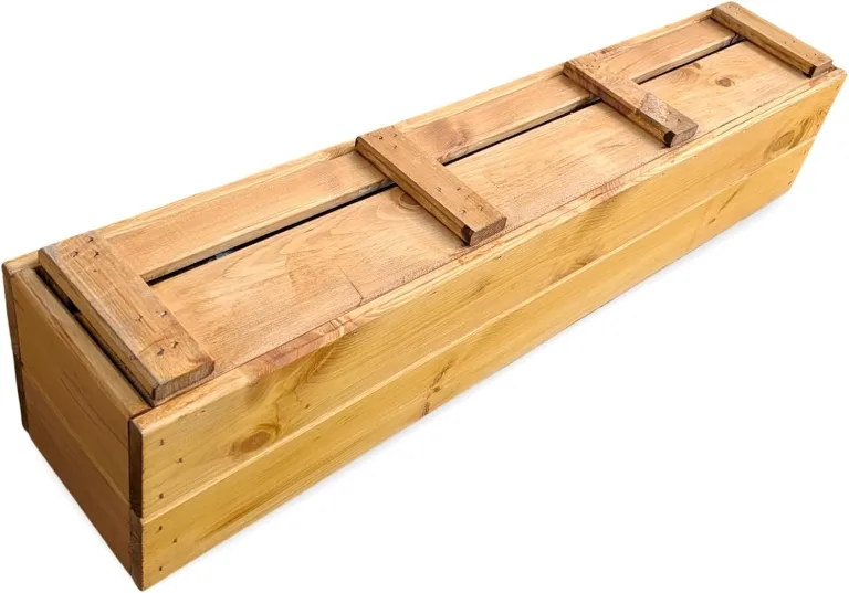 FKL Pflanzkasten aus Holz Pflanzkübel Kübel Kasten Garten Terrasse fertig montiert D27 (Eiche, 90 cm) – Bild 5
