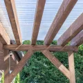 Floordirekt 10,25 m² Hohlkammerplatte - 14x Stegplatten 60,5 x 121 cm - Doppelstegplatten aus Polycarbonat - Hohlkammerplatten für Gewächshaus & Modellbau (Transparent, 4 mm) - Thumbnail 7