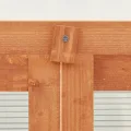 vidaXL Tannenholz Gewächshaus Anzuchthaus Frühbeet Schrank Balkon Garten Frühbeetschrank Aufzuchtschrank Treibhaus Pflanzenhaus 60x45x100cm - Thumbnail 5