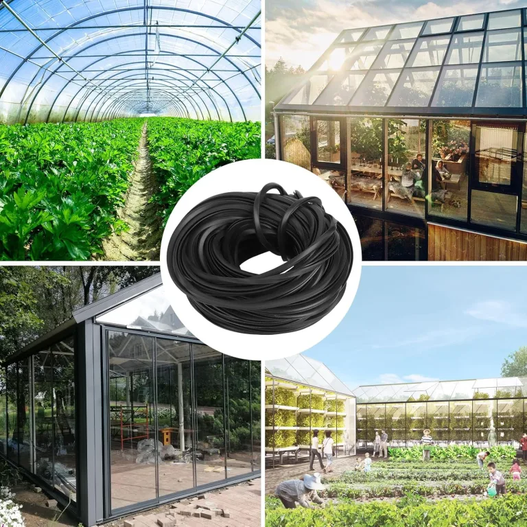 Gummidichtungskabel, Flexible Universelle Wetterabdichtung 4m/10m/18m Gummidichtungsstreifen für Glasversiegelung und Gewächshausrenovierung Fenster Dichtung Gummileitung Zubehör – Bild 7