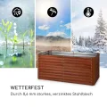 blumfeldt Rust Grow Hochbeet Gartenbeet, verzinktes Stahlblech, Materialstärke: 0,6 mm, einfache Montage, Rost-Finish, 200 x 90 x 100 cm (BxHxT) Rost - Thumbnail 6