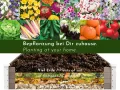 Große Hochbeet-Umrandung aus Holz für Garten Terrasse, Pflanzbeet Bausatz XL quadratisch, Blumenbeet Kräuterbeet Beetumrandung niedrig deko, 120 x 120 x 26,5 cm, weiß grau anthrazit - Thumbnail 5