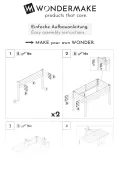 Großes Hochbeet aus Holz für Garten Balkon Terrasse, Pflanzkasten Bausatz XL rechteckig schmal mit Vlies-Folie, Kräuterbeet Pflanzenkasten, 124 x 63 x 75 cm, weiß grau anthrazit - Thumbnail 7