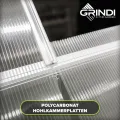 GRINDI - Gewächshaus klein 5,9 m² Viola IIII - Gartenhaus - Carport Aluminium - Dachfenster - Polycarbonat Hohlkammerplatten - Growzelt - Tomatengewächshaus - Anlehngewächshaus Winterfest - Thumbnail 6