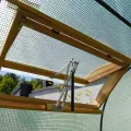 Wiltec Automatischer Fensteröffner Treibhaus, max. Öffnung 45 cm, max. Last 7 kg, Öffner für Frühbeet Gewächshaus stromfrei temperaturgesteuert - Thumbnail 2