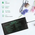 RIOGOO Heizmatte Wärmematte für Sämling Germination und Haustier,Wasserkultur-Samen-Reptil-Betriebsheizungs-Auflage mit Abschaltschutz sicher und haltbar 24 * 52cm CER bestätigt - Thumbnail 8