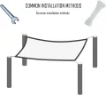 Schattiernetz WeißEs Schattennetz, Anti-Aging Sonnenschutznetz Atmungsaktives Uv-BestäNdiges 75% Pflanzen WäRmeisolations Netz,FüR Fensterbank Garten Balkon-Schattennetz (2mx3m/6.6ftx9.8ft) - Thumbnail 8