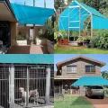 Uv-BestäNdiges 75% Pflanzen WäRmeisolations Netz,Anti-Aging Sonnenschutz Netz Atmungsaktives,Schattiernetz Blau Schattiernetz,FüR Fensterbank Garten Balkon-Schattennetz (2mx3m/6.6ftx9.8ft) - Thumbnail 7