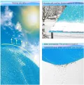 Hagelnetz Outdoor Verdickung Garten Schatten 75% Uv Blockieren,Sunblock Shade Cloth WeißE Und Blaue Streifen Schattiernetz,Benutzt FüR Courtyard Balcony WäRmeisolierung (8mx10m/26.3ftx32.8ft) - Thumbnail 8