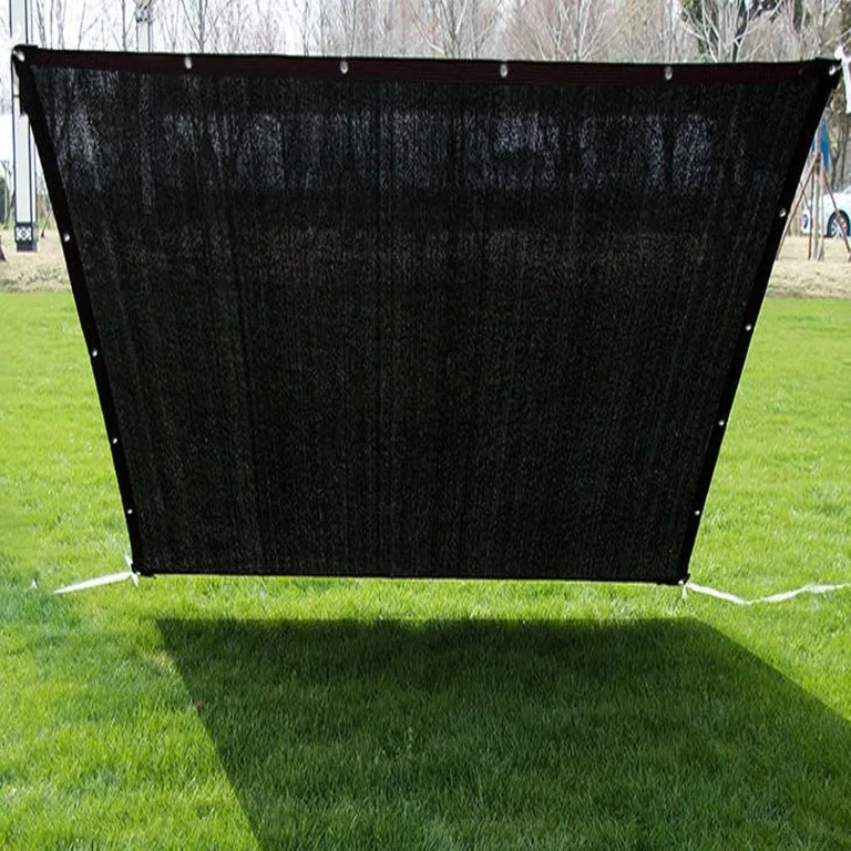 Outdoor Schattiernetz,Verdickte VerschlüSselung 12 Stiche Schattiernetz,90% Uv Blockieren GewäChshaus Plane Sonnensegel,FüR GewäChshäUser Balkon Patio-Rasen Schwarz (2mx3m/6.6ftx9.8ft) – Bild 7