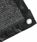 Schattiernetz Sonnenschutznetz Sonnensegel,Leicht Und Haltbarkeit Schatten Uv bestäNdiges Netz 60% Shading Rate,FüR Garten Blumen Pflanze Schwarz (2mx3m/6.6ftx9.8ft) - Thumbnail 2