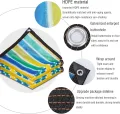 Wird Verwendet, Um Ultraviolette Strahlen Zu Blockieren,Sunblock Shade Cloth Farbstreifen Schattiernetz Hagelnetz Verdickung Garten Schatten 75%,FüR Courtyard Balcony (2mx3m/6.6ftx9.8ft) - Thumbnail 9