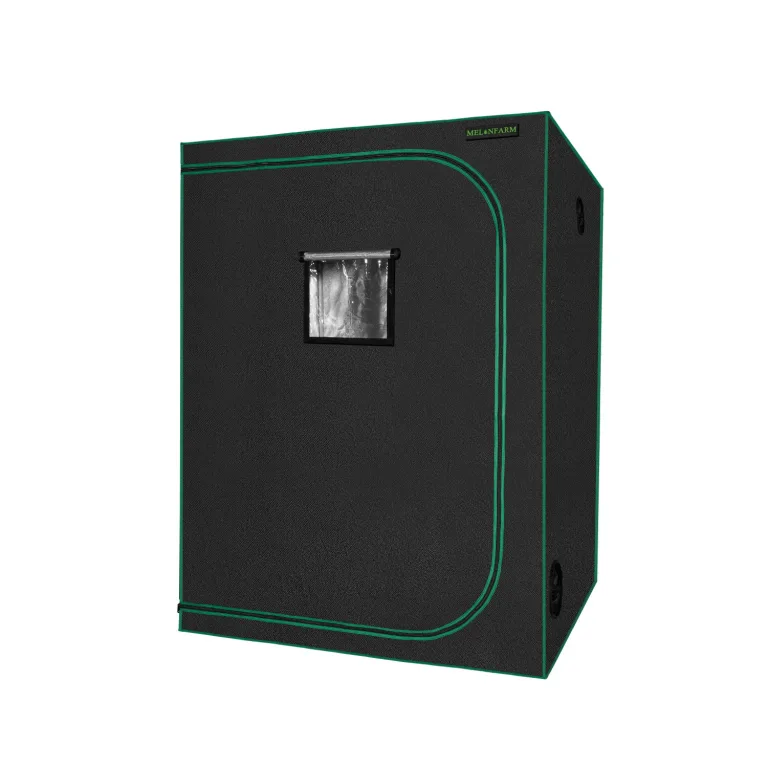 2 x 2 Wachstumszelt, 61 x 61 x 121 cm, hochreflektierendes 600D-Diamant-Mylar-Leinwand mit Beobachtungsfenster und Bodenwanne für Hydrokultur-Pflanzenanbau – Bild 10