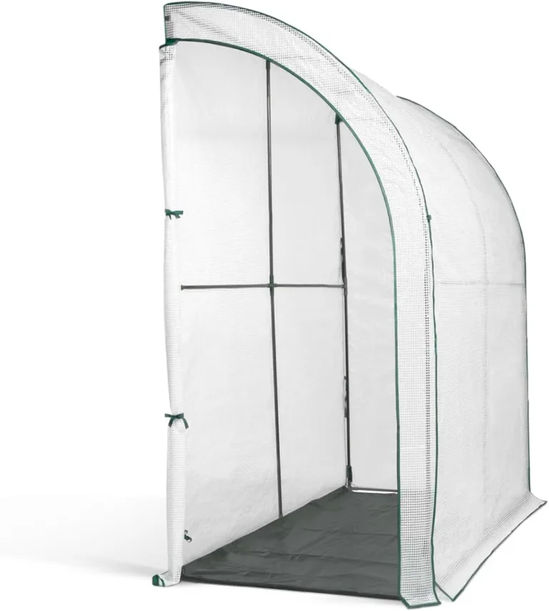 IDMarket - Angebautes Wandgewächshaus 200 x 80 x 160 cm Balkon und Terrasse – Bild 4