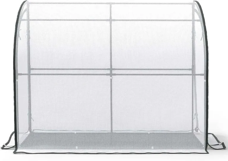 IDMarket - Angebautes Wandgewächshaus 200 x 80 x 160 cm Balkon und Terrasse – Bild 6