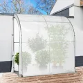 IDMarket - Angebautes Wandgewächshaus 200 x 80 x 160 cm Balkon und Terrasse - Thumbnail 3