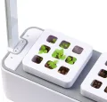 Carlo Milano Pflanzen Anzucht Lampe: 2er Set ganzjahres Gewächs- & Anzucht-Stationen, LEDs, Timer, 1,5 l (Pflanzen Lampe LED, Mini Stationen, Wasserspender) - Thumbnail 5