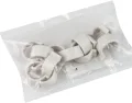 Windhager Ersatzclips für Tomatenhaus ALUSTAR, Gewächshausclips, Clips für Gewächshausfolie, Ersatz Klammern, 12 STK., weiß - Thumbnail 3