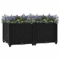 vidaXL Hochbeet 80 x 40 x 38 cm Polypropylen - Thumbnail 2