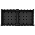 vidaXL Hochbeet Pflanzkasten Blumenkasten Gemüsebeet Pflanzbeet Blumenbeet Frühbeet Gartenbeet Pflanzkübel Blumenkübel 80x40x71cm Polypropylen - Thumbnail 8
