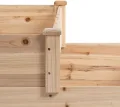 Outsunny Hochbeet 3-stufige Gartenbeet Pflanzenbeet Kräuterbeet Blumentreppe für Balkon Garten Natur Tannenholz 120 x 120 x 56 cm - Thumbnail 9