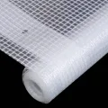 vidaXL 2X Abdeckplane Gitterfolie Gartenfolie Frühbeetfolie Gewächshausfolie Gewächshaus Frühbeet Treibhus Folie Gitter 260g/m² 4x20m Weiß - Thumbnail 8