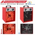 XMTECH Heizlüfter Elektroheizung 5kW 400V - Bauheizer Elektroheizer Heizstrahler Heizgeraet Heizgebläse, 3 Heizstufen mit Netzkabel - Thumbnail 4