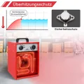 XMTECH Heizlüfter Elektroheizung 5kW 400V - Bauheizer Elektroheizer Heizstrahler Heizgeraet Heizgebläse, 3 Heizstufen mit Netzkabel - Thumbnail 6