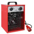 XMTECH Heizlüfter Elektroheizung 5kW 400V - Bauheizer Elektroheizer Heizstrahler Heizgeraet Heizgebläse, 3 Heizstufen mit Netzkabel - Thumbnail 10