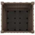 vidaXL Hochbeet Pflanzkasten Pflanzbeet Gemüsebeet Blumenbeet Blumenkasten Frühbeet Gartenbeet Blumenkübel Pflanzkübel 40x40x38cm Polypropylen - Thumbnail 6