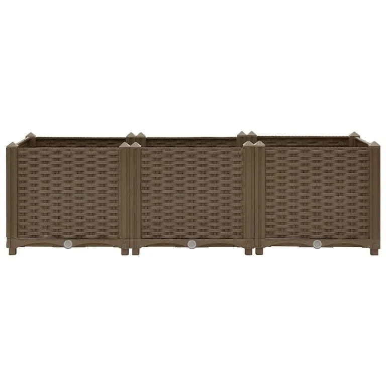 vidaXL Hochbeet 120 x 40 x 38 cm Polypropylen – Bild 6