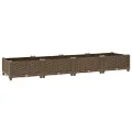 vidaXL Hochbeet Pflanzkasten Pflanzbeet Gemüsebeet Blumenbeet Blumenkasten Frühbeet Gartenbeet Blumenkübel Pflanzkübel 160x40x23cm Polypropylen - Thumbnail 1