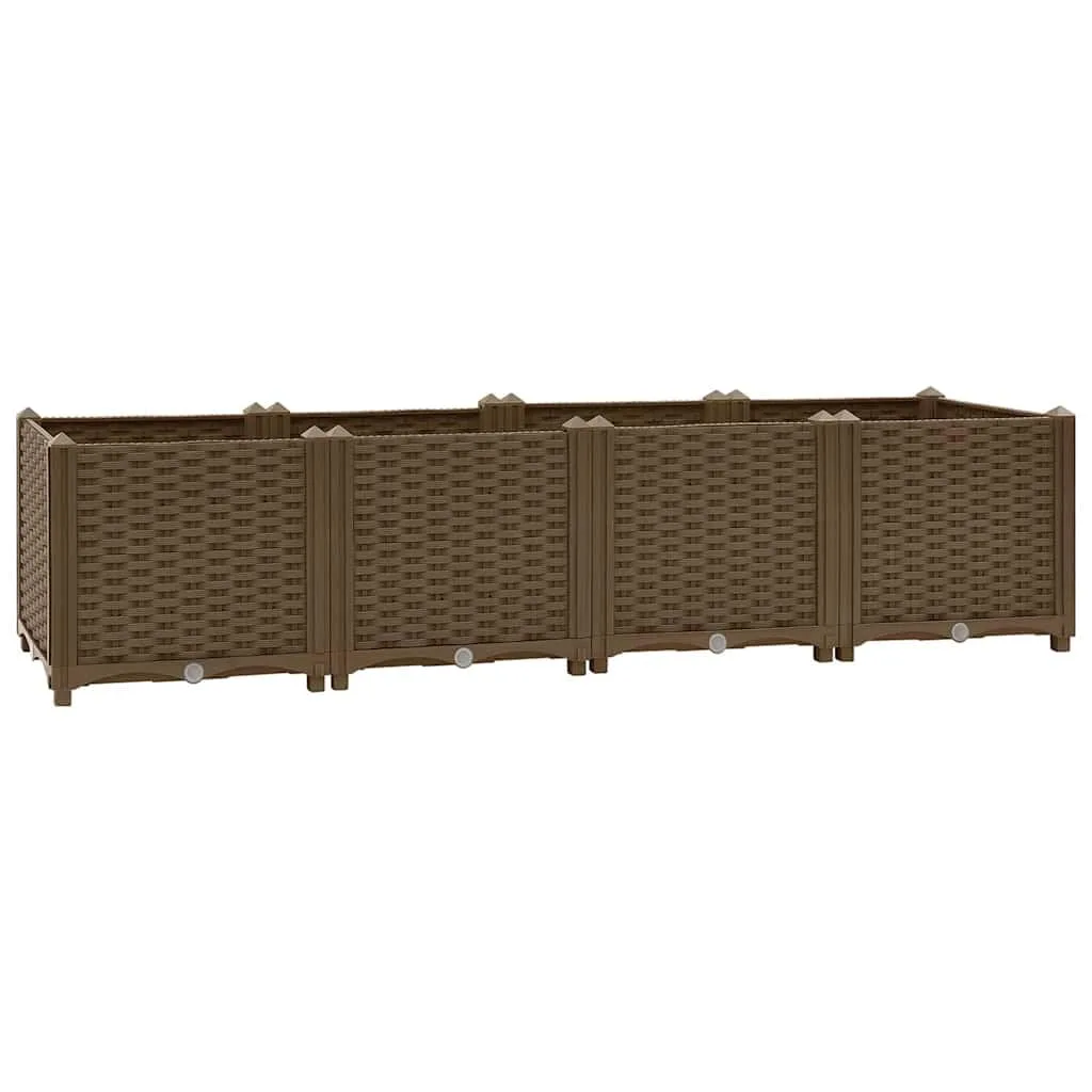 vidaXL Hochbeet 160 x 40 x 38 cm Polypropylen - Bild 1