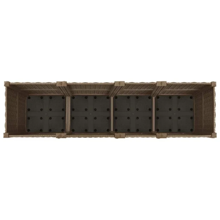 vidaXL Hochbeet 160 x 40 x 38 cm Polypropylen – Bild 8