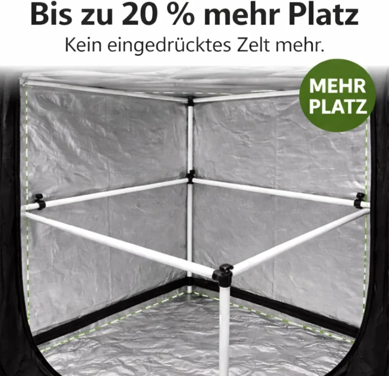 Weedness Homebox Spare Parts Stangen Set 100 - Zuchtzelt Growschrank Growzelt Zuchtbox Gewächszelt Homebox Zubehör – Bild 2