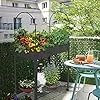 VOUNOT Hochbeet aus Metall mit Abdeckung, Rädern, Regal und 6 geteilten Gittern, Pflanztrog Kräuterbeet für Balkon Garten und Terrasse, 80.5x43x130 cm – Bild 2