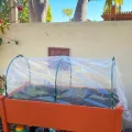 Mini Gewächshaus Tunnel Gewächshäuser für den Außenbereich, Gewächshaus Reifen, kleines Gewächshaus Kits zum Bauen, Gartenreifen, Hochbeete (Reifen + Abdeckung + Klammern + Clips) - Thumbnail 5