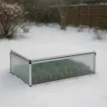Wiltec Doppel Frühbeet Gewächshaus aus Aluminium, 100 x 120 x 40 cm, Gemüsebeet mit arretierbarem Dach und 3 Flügeln, witterungsbeständig, UV-Schutz - Thumbnail 4