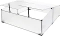 Wiltec Doppel Frühbeet Gewächshaus aus Aluminium, 100 x 120 x 40 cm, Gemüsebeet mit arretierbarem Dach und 3 Flügeln, witterungsbeständig, UV-Schutz - Thumbnail 2