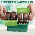 Mini Gewächshaus mit Licht, Anzucht Gewächshaus, Sonnenähnliche Pflanzenlichter mit vollem Spektrum, Anzuchtset Zimmergewächshaus Anzuchtkasten pflanzenlampe anzucht(2pack LED) - Thumbnail 7