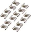 30 Stücke Gewächshaus Verglasung Z Überlappung Clips, Klammern Für Gewächshaus, Gewächshaus Klammern 301 Rostfrei Hohlkammerplatte Befestigung Gewächshäuser Zubehör - Thumbnail 1