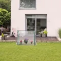 Relaxdays Foliengewächshaus, PVC-Folie, aufrollbare Tür, HxBxT: 92 x 124 x 42 cm, Frühbeet mit Stecksystem, transparent - Thumbnail 3