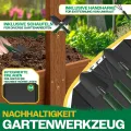 KESSER® Hochbeet mit 4 Etagen Premium Blumenkasten Blumentreppe Pflanztreppe Gemüsebeet Kräuterbeet Pflanzkübel Frühbeet Blumenbeet Pflanzkasten mit Gartenvlies - Beet inkl. Schaufelset, Braun - Thumbnail 8