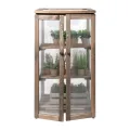 AC-Déco Mini-Gewächshaus aus Holz, Braun – 54 L x 69,4 B x 49,2 H - Thumbnail 3